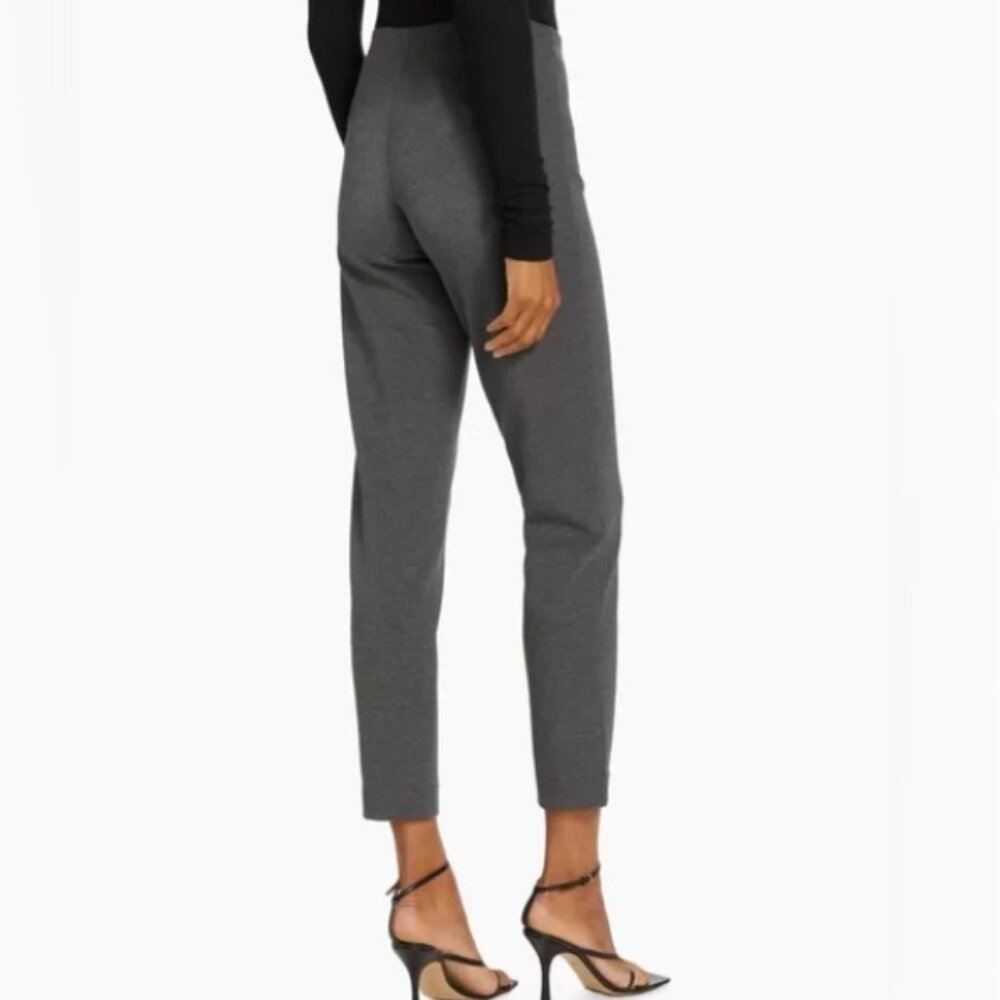 ATM Heather Charcoal Gray Ponte Pants Stretch Sz 10 - Picture 12 of 16